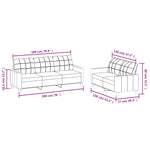 2-Delige Loungeset Kunstleer