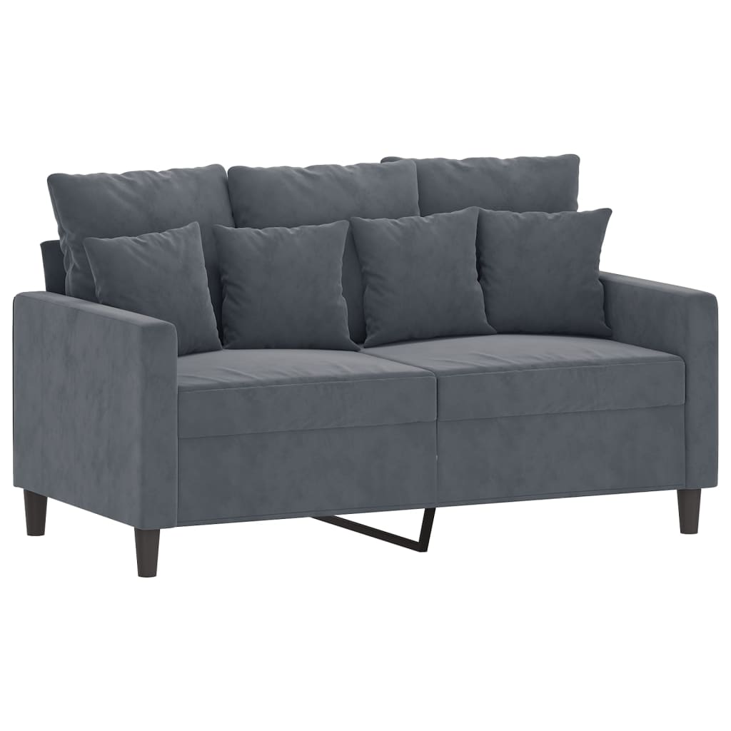 3-Delige Loungeset Met Kussens Fluweel