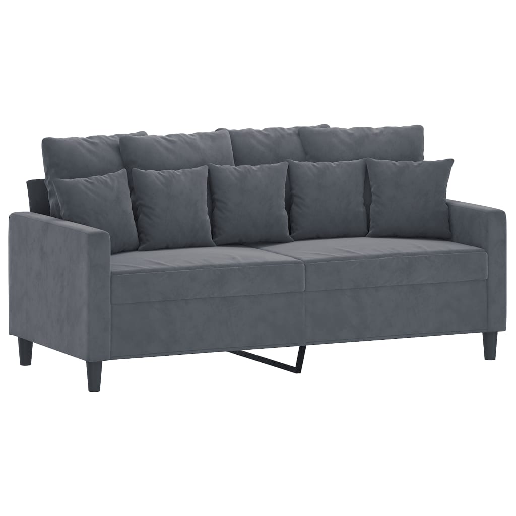 3-Delige Loungeset Met Kussens Fluweel