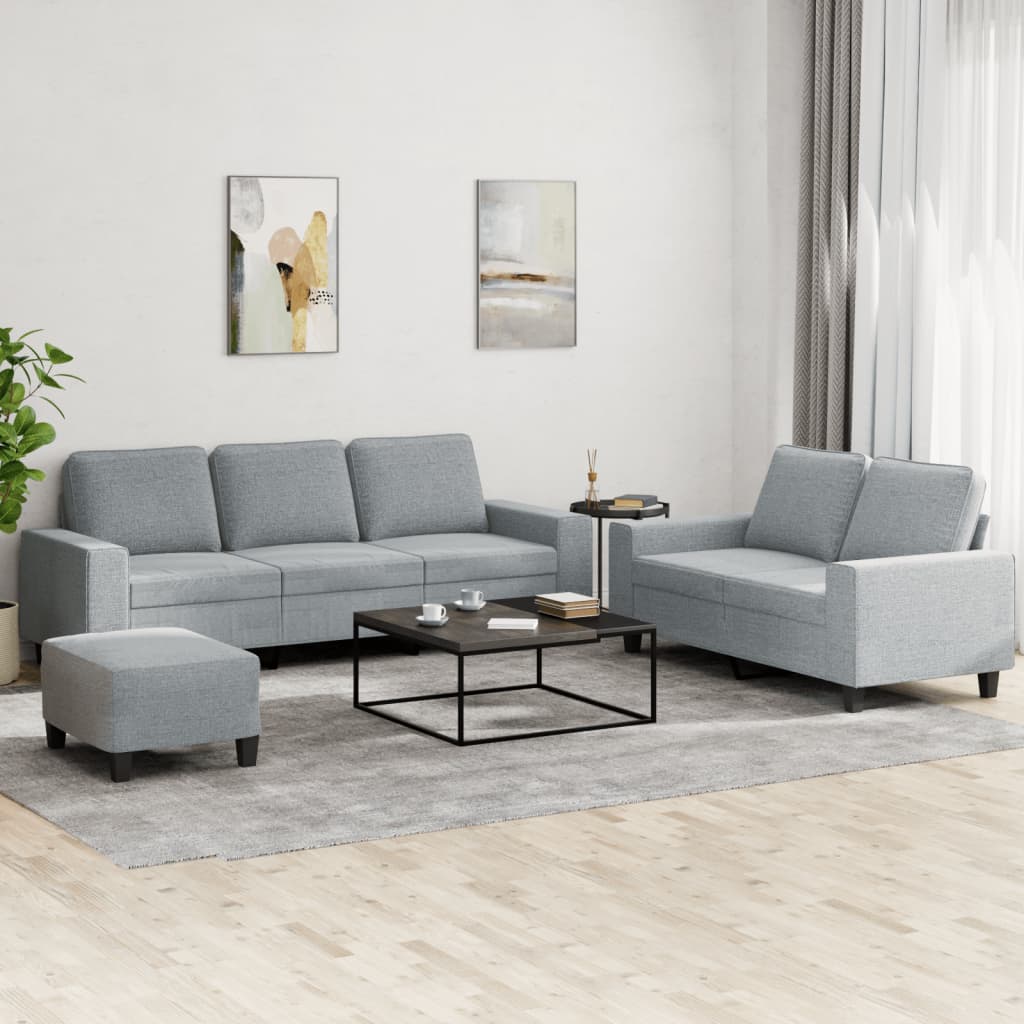 3-Delige Loungeset Stof