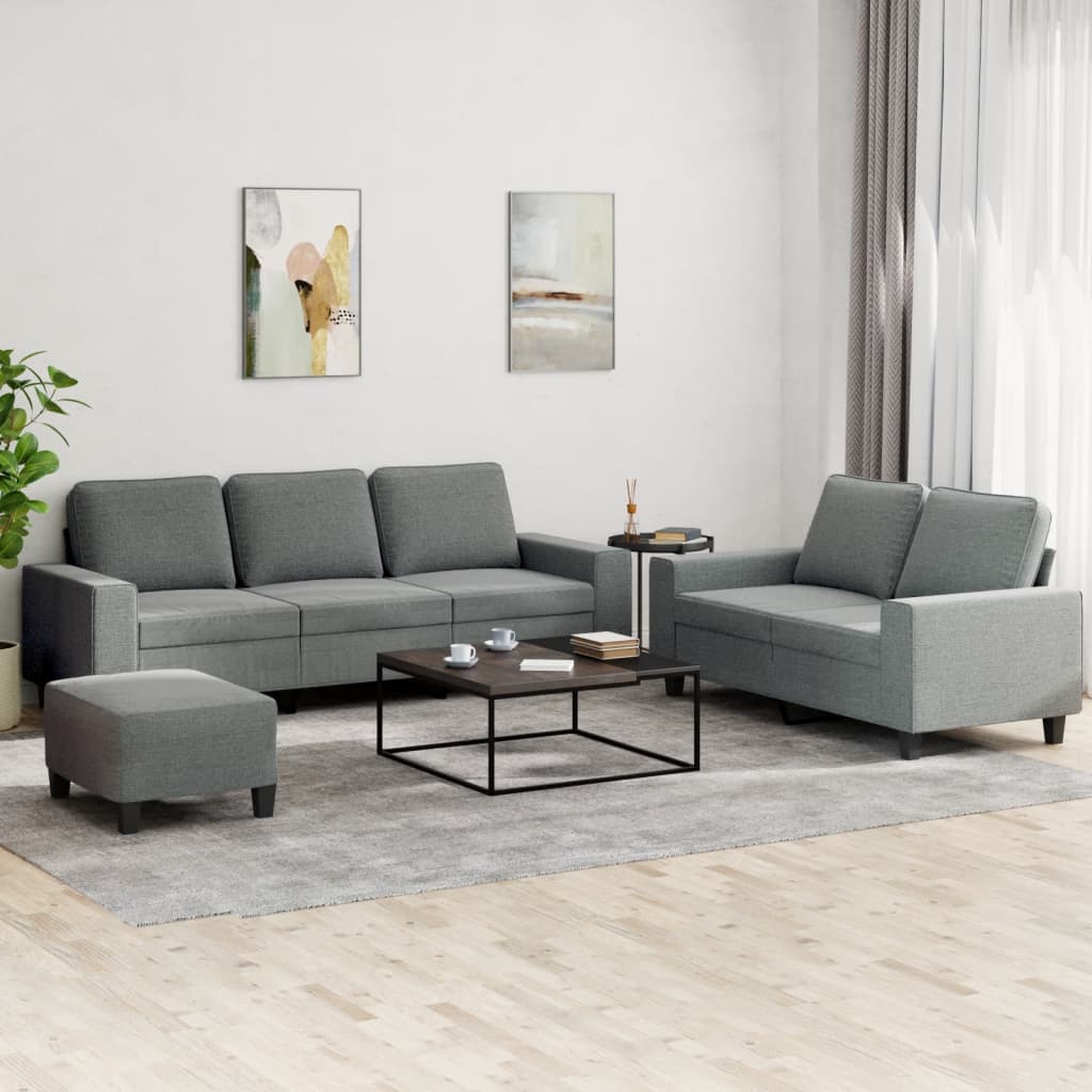 3-Delige Loungeset Stof