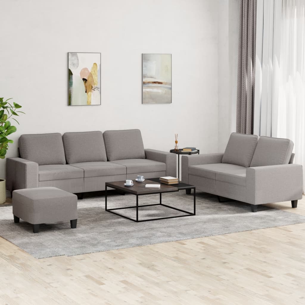 3-Delige Loungeset Stof