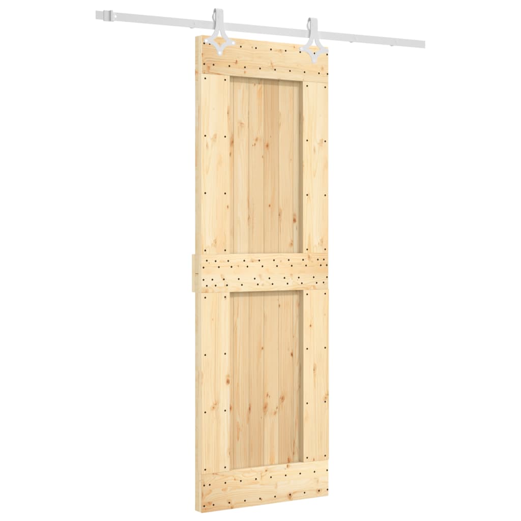 Schuifdeur Met Beslag 70X210 Cm Massief Grenenhout