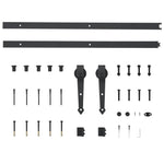 Schuifdeur Met Beslag 90X210 Cm Massief Grenenhout