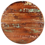 Tafelblad Rond Ø 80X3,8 Cm Massief Gerecycled Hout Gerecycled Hout (Meerkleurig)
