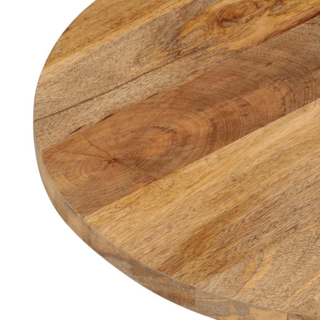 Tafelblad Ovaal 120X50X3,8 Cm Massief Mangohout Mangohout (Naturel)