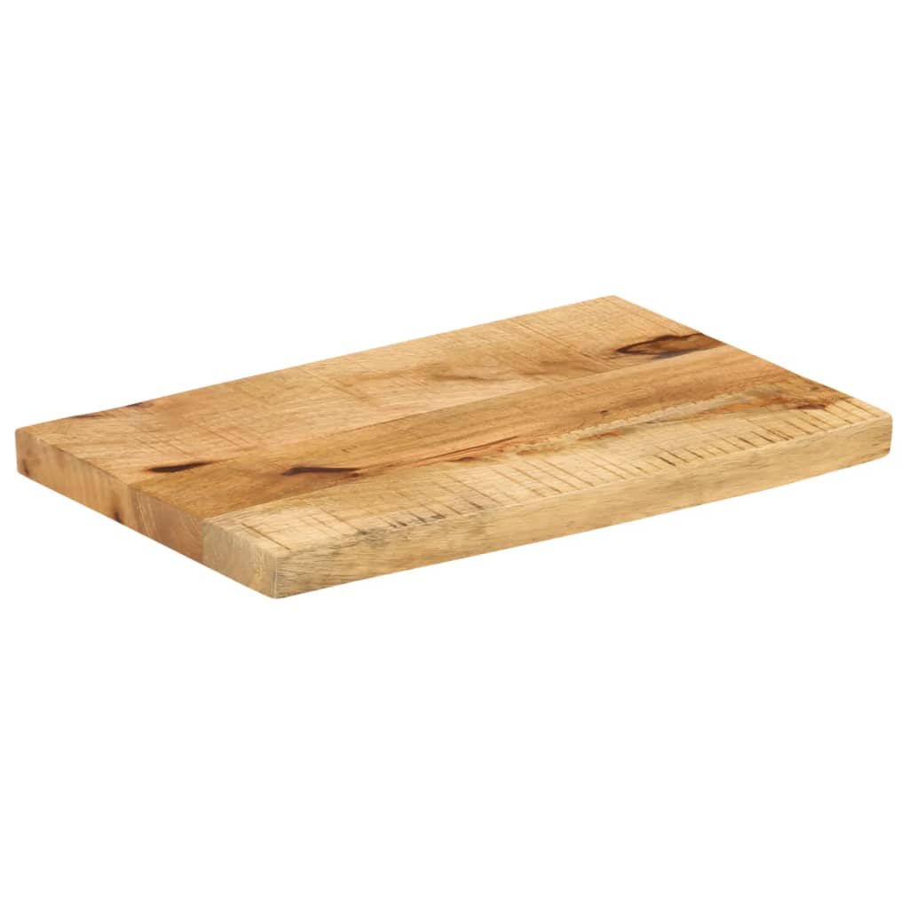 Tafelblad Met Natuurlijke Rand 40X20X2,5 Cm Massief Mangohout