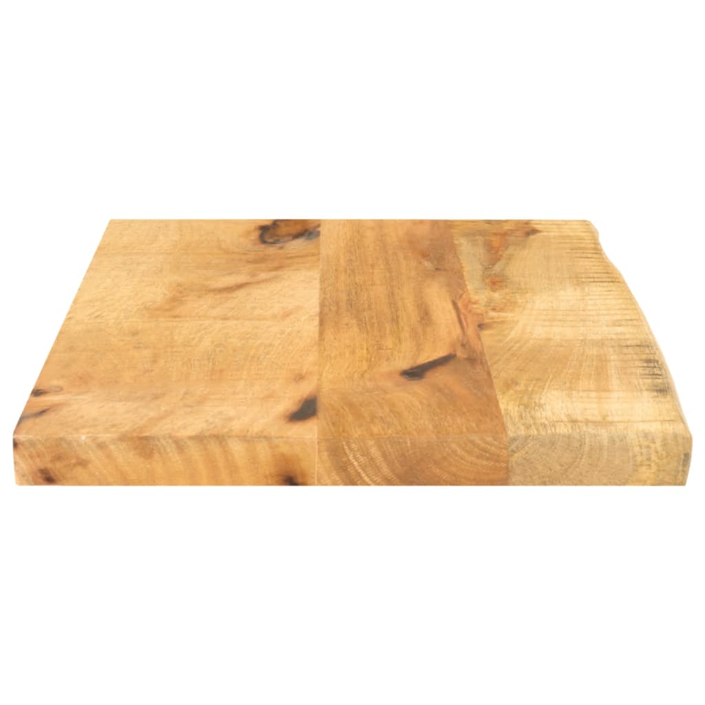 Tafelblad Met Natuurlijke Rand 40X20X2,5 Cm Massief Mangohout