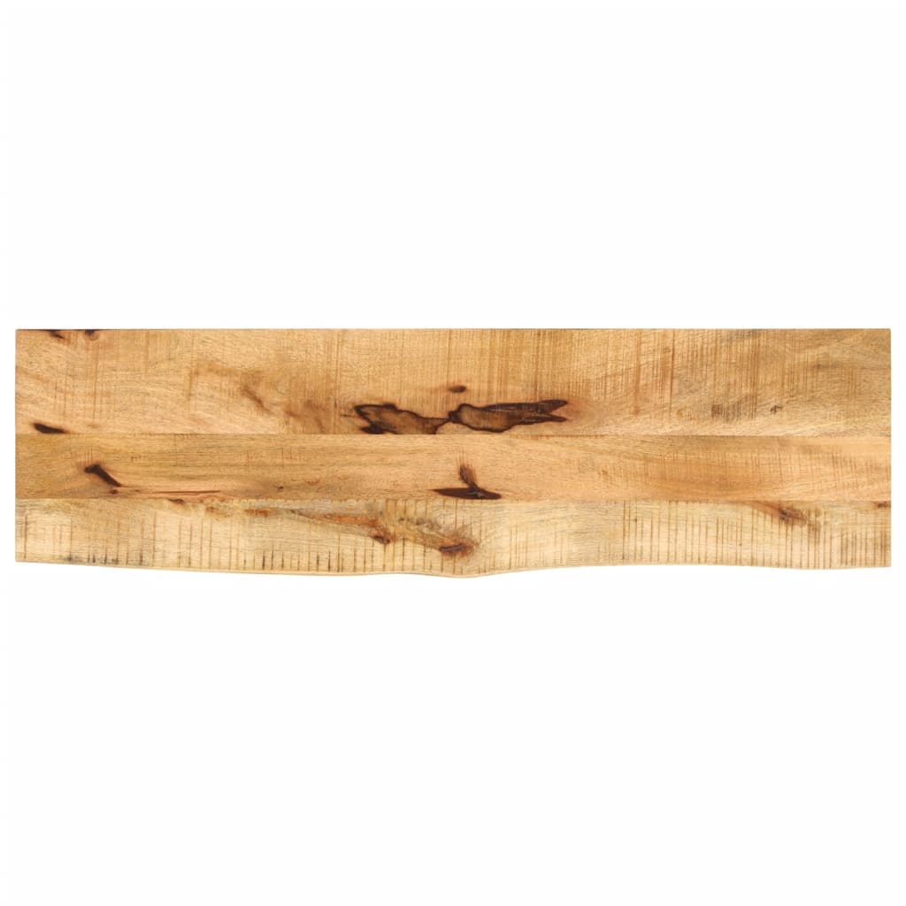 Tafelblad Met Natuurlijke Rand 100X20X2,5 Cm Massief Mangohout