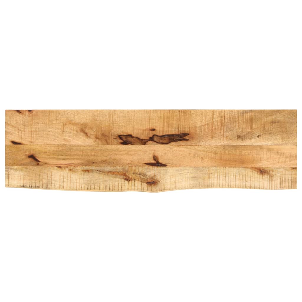 Tafelblad Met Natuurlijke Rand 100X30X2,5 Cm Massief Mangohout