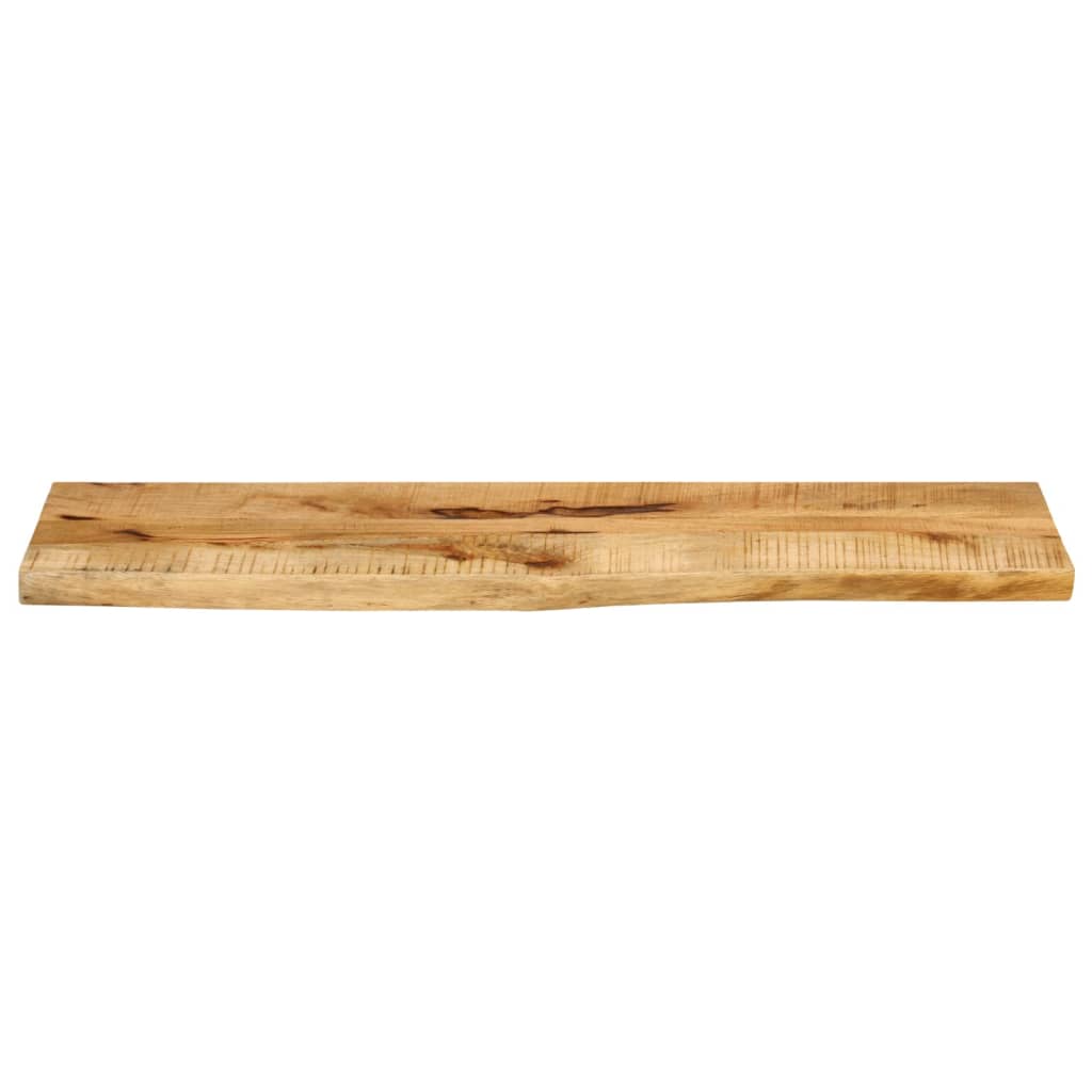 Tafelblad Met Natuurlijke Rand 100X30X2,5 Cm Massief Mangohout