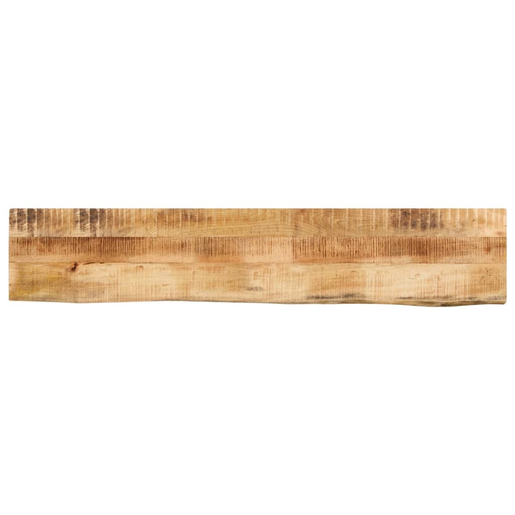 Tafelblad Met Natuurlijke Rand 140X30X2,5 Cm Massief Mangohout