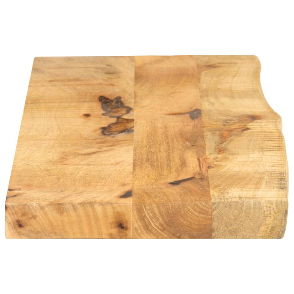 Tafelblad Met Natuurlijke Rand 100X40X2,5 Cm Massief Mangohout