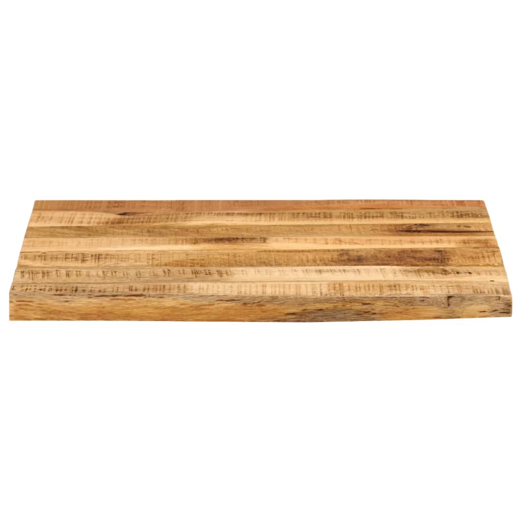 Tafelblad Met Natuurlijke Rand 60X60X2,5 Cm Massief Mangohout