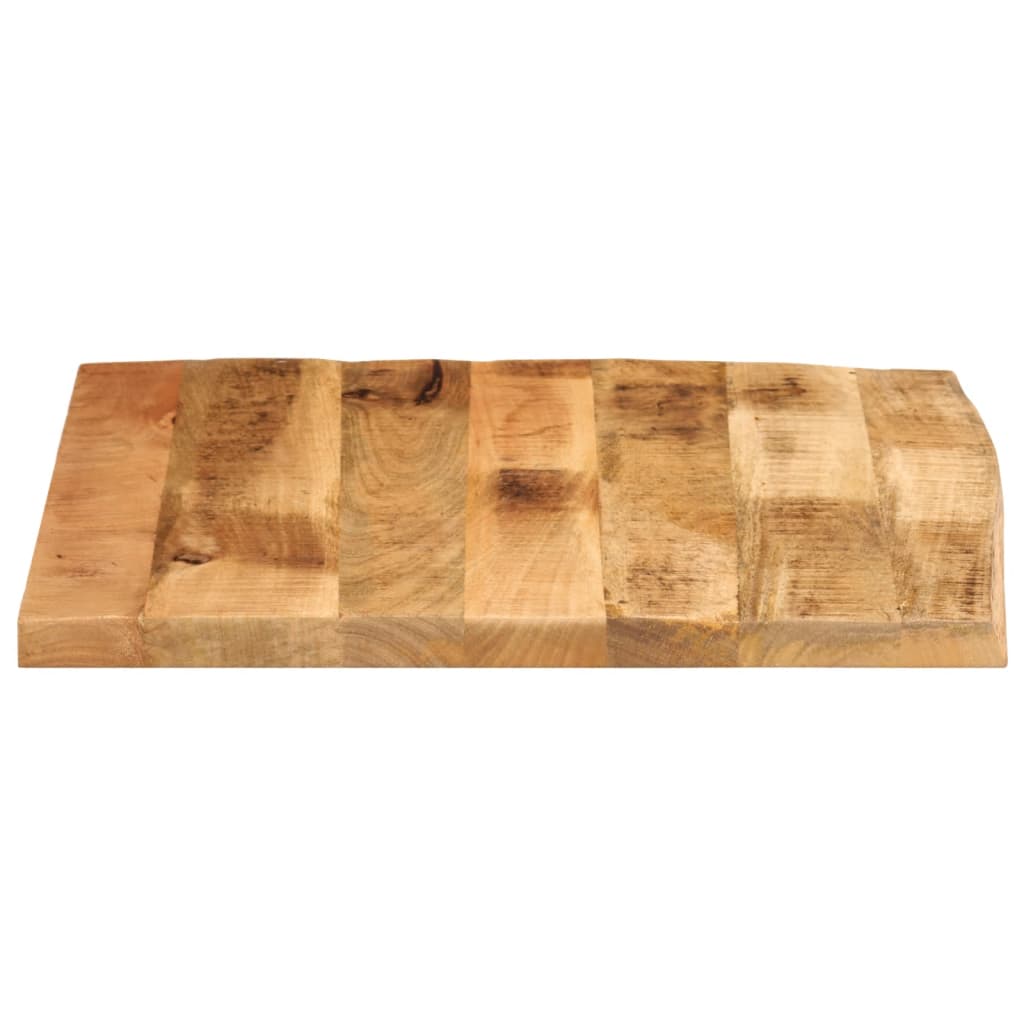 Tafelblad Met Natuurlijke Rand 60X60X2,5 Cm Massief Mangohout