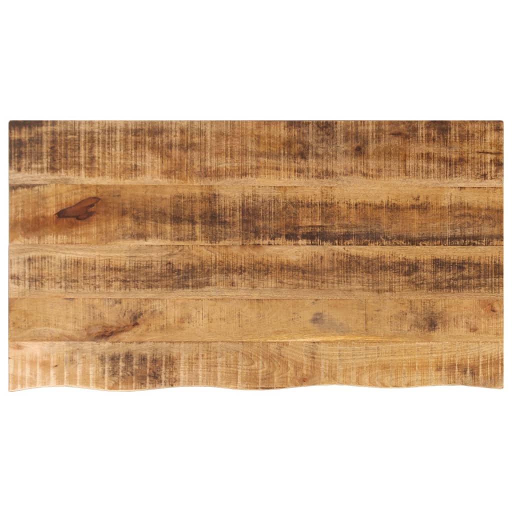 Tafelblad Met Natuurlijke Rand 110X60X2,5 Cm Massief Mangohout