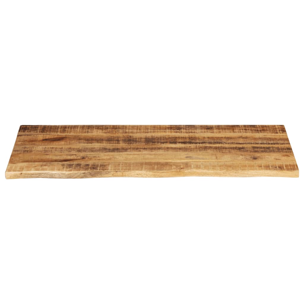 Tafelblad Met Natuurlijke Rand 110X60X2,5 Cm Massief Mangohout