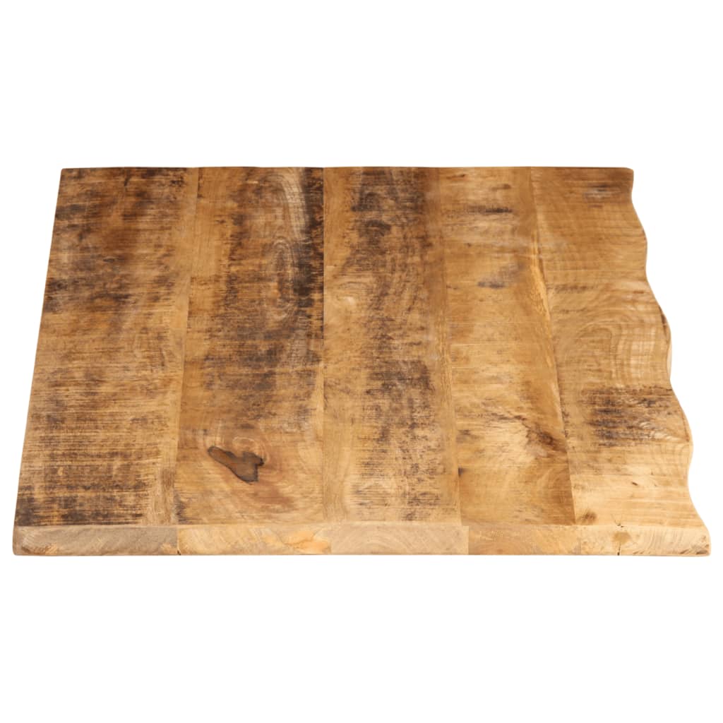 Tafelblad Met Natuurlijke Rand 110X60X2,5 Cm Massief Mangohout