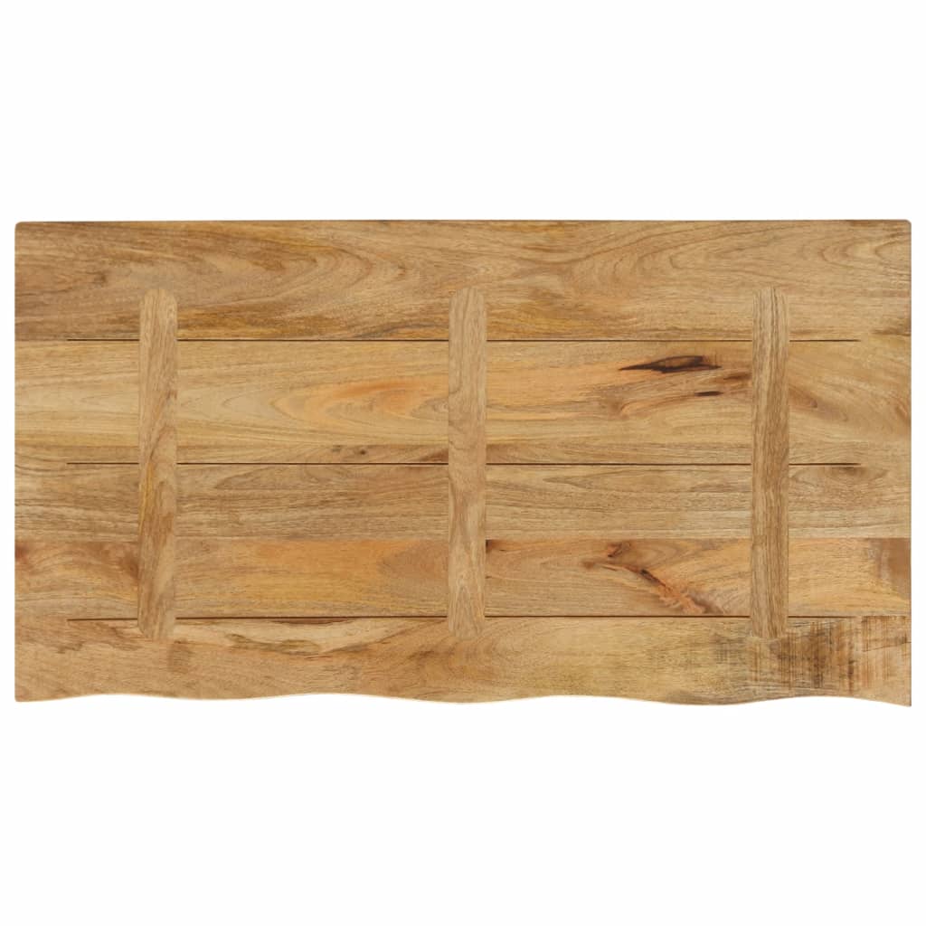 Tafelblad Met Natuurlijke Rand 110X60X2,5 Cm Massief Mangohout