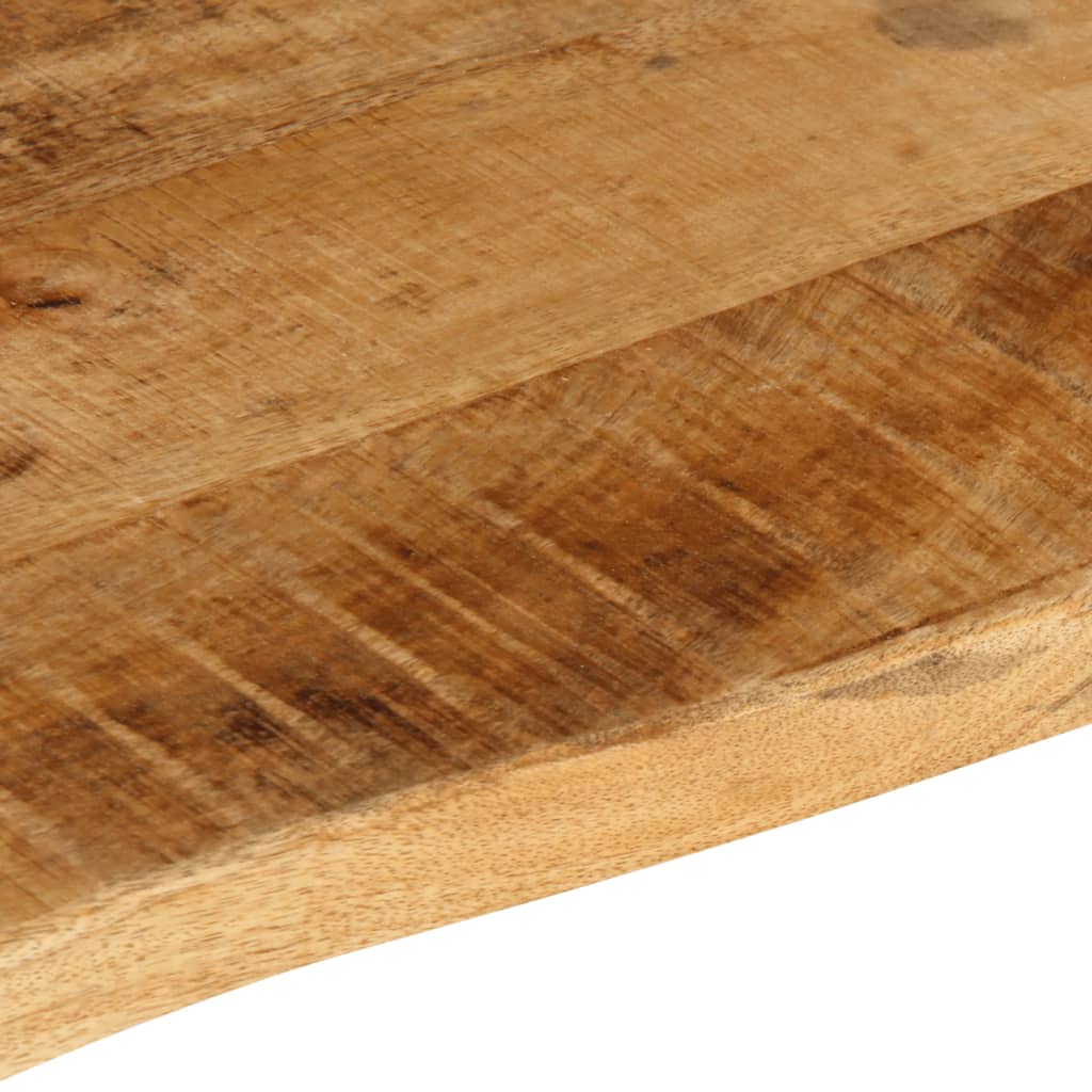 Tafelblad Met Natuurlijke Rand 110X60X2,5 Cm Massief Mangohout