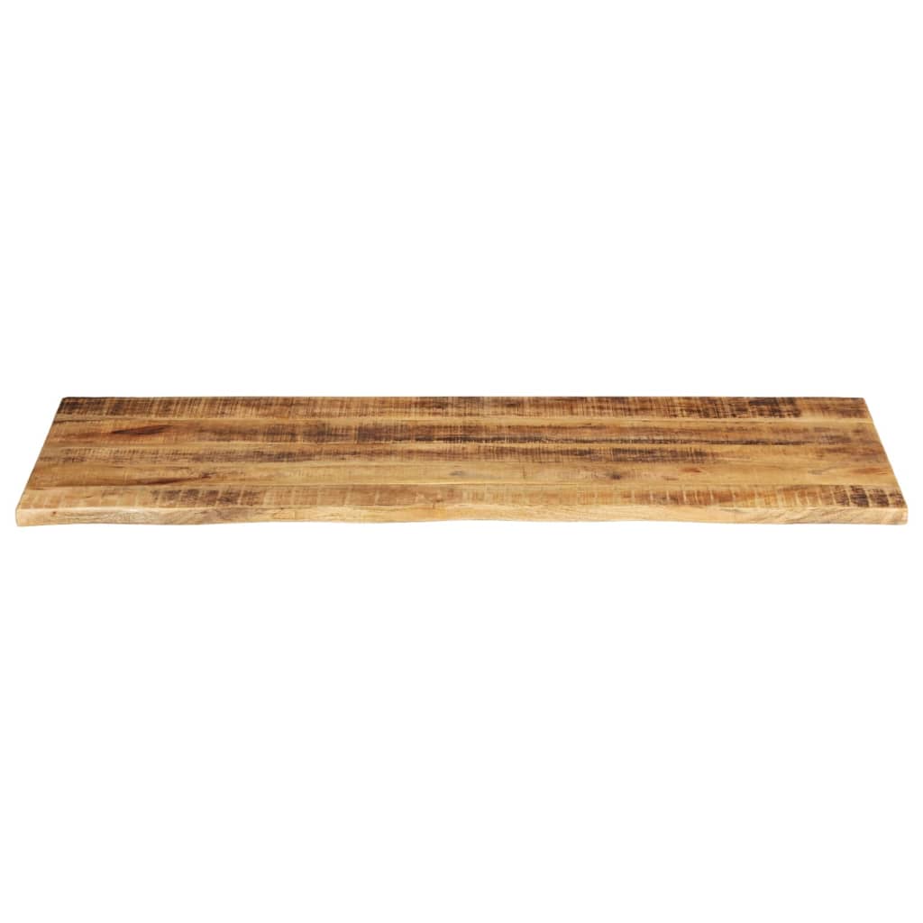 Tafelblad Met Natuurlijke Rand 140X60X2,5 Cm Massief Mangohout