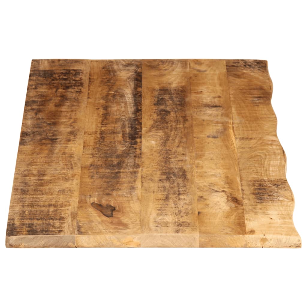 Tafelblad Met Natuurlijke Rand 140X60X2,5 Cm Massief Mangohout