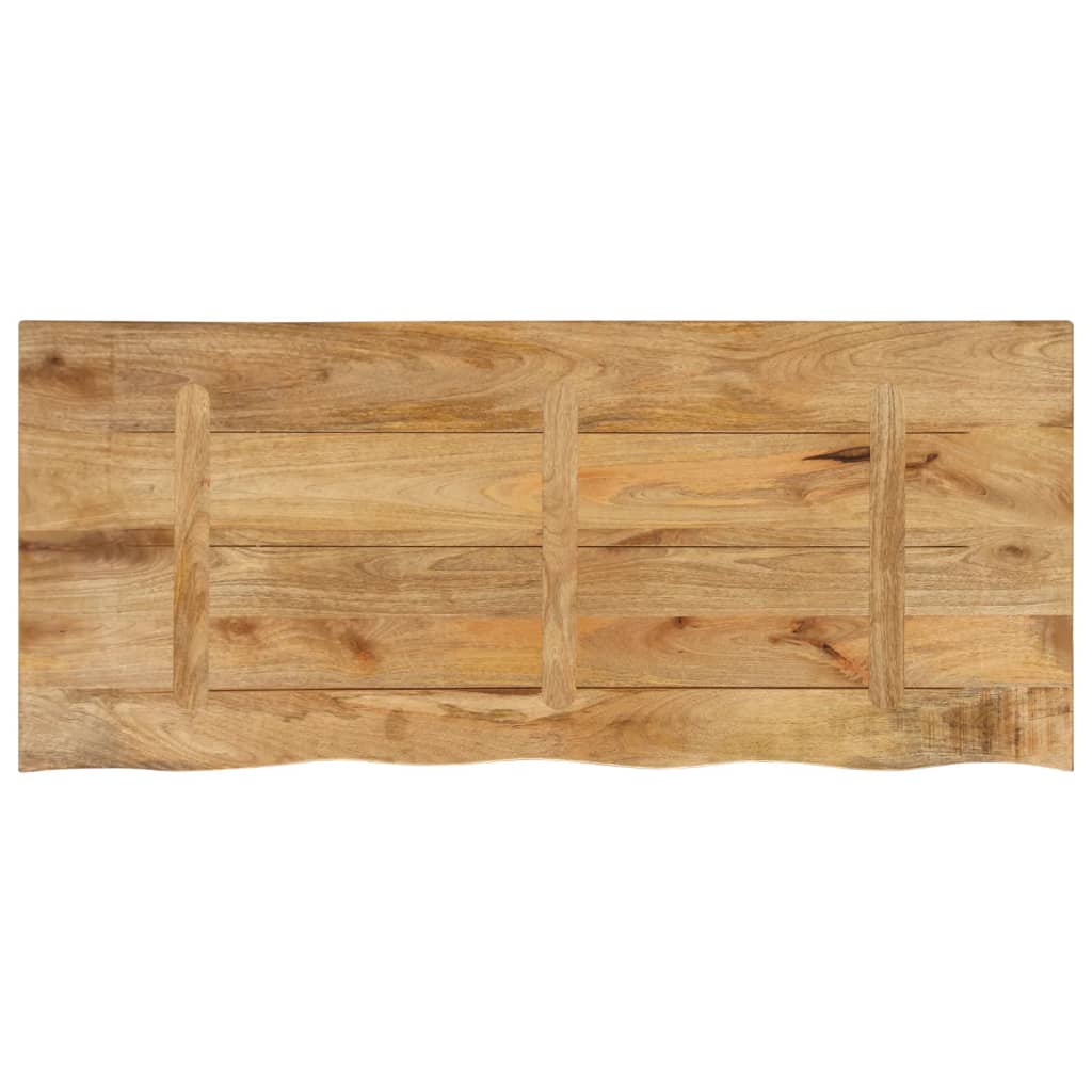 Tafelblad Met Natuurlijke Rand 140X60X2,5 Cm Massief Mangohout