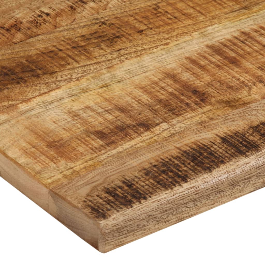 Tafelblad Met Natuurlijke Rand 90X80X2,5 Cm Massief Mangohout