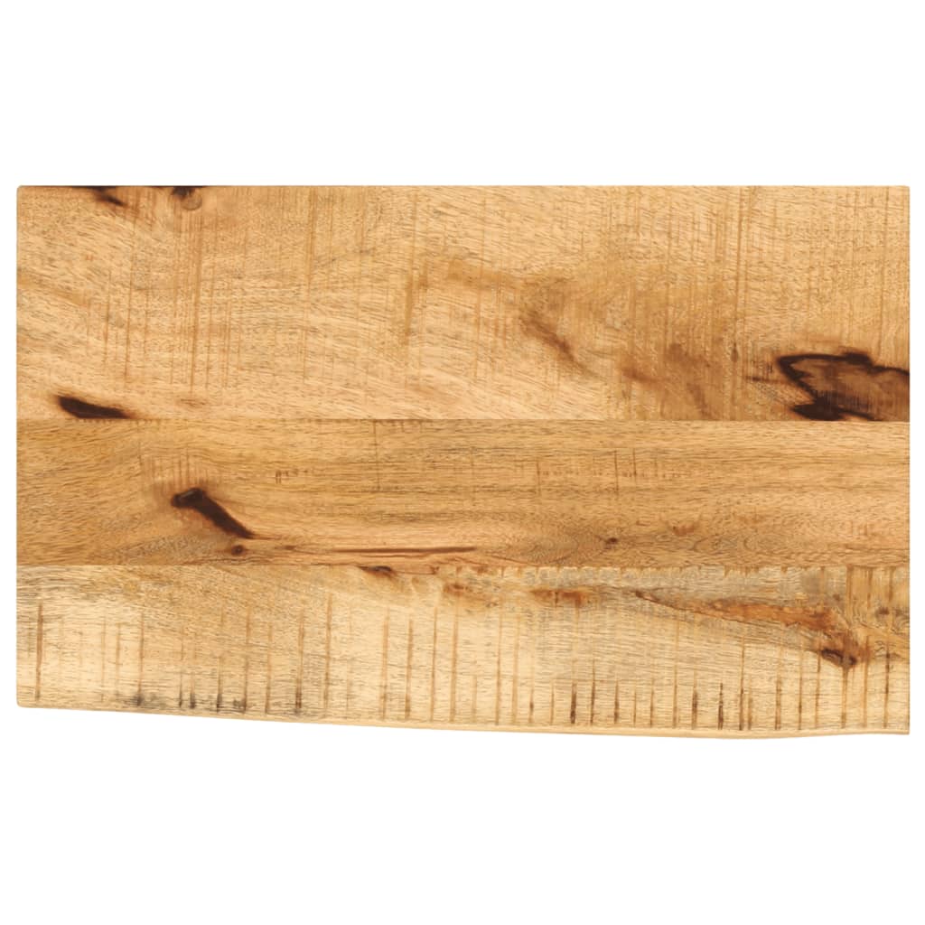 Tafelblad Met Natuurlijke Rand 50X20X3,8 Cm Massief Mangohout