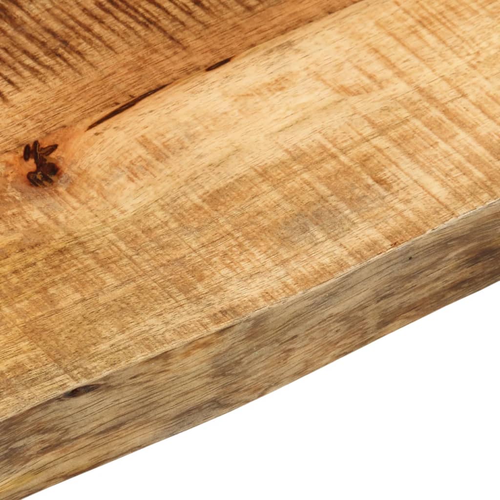 Tafelblad Met Natuurlijke Rand 160X30X3,8 Cm Massief Mangohout