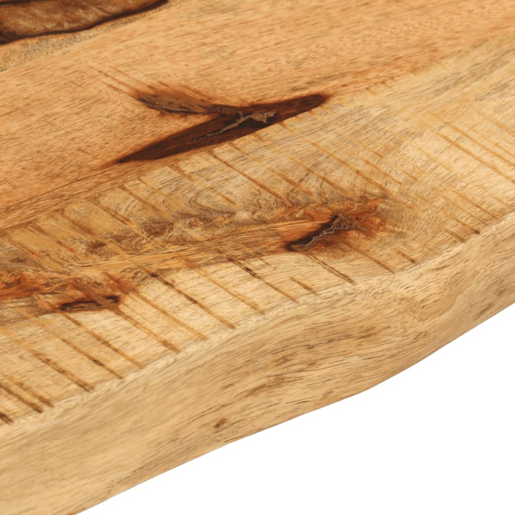 Tafelblad Met Natuurlijke Rand 100X40X3,8 Cm Massief Mangohout