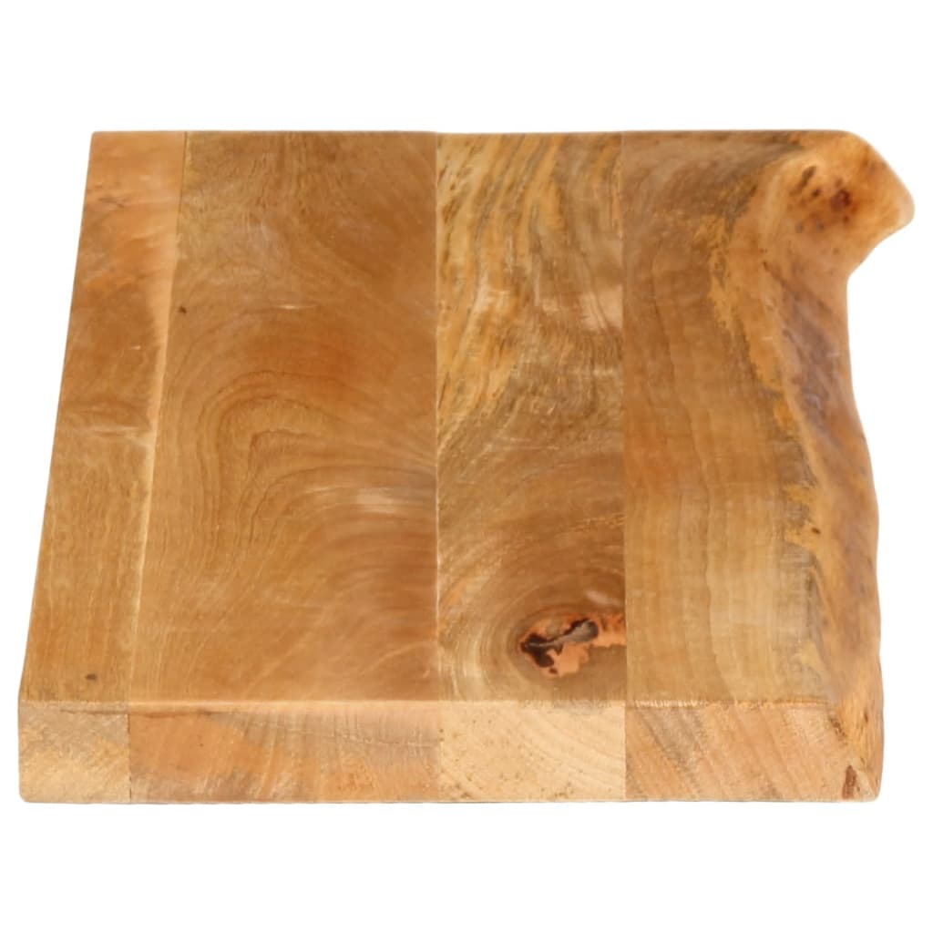 Tafelblad Met Natuurlijke Rand 80X20X2,5 Cm Massief Mangohout