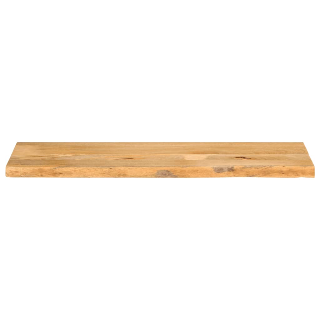 Tafelblad Met Natuurlijke Rand 100X20X2,5 Cm Massief Mangohout