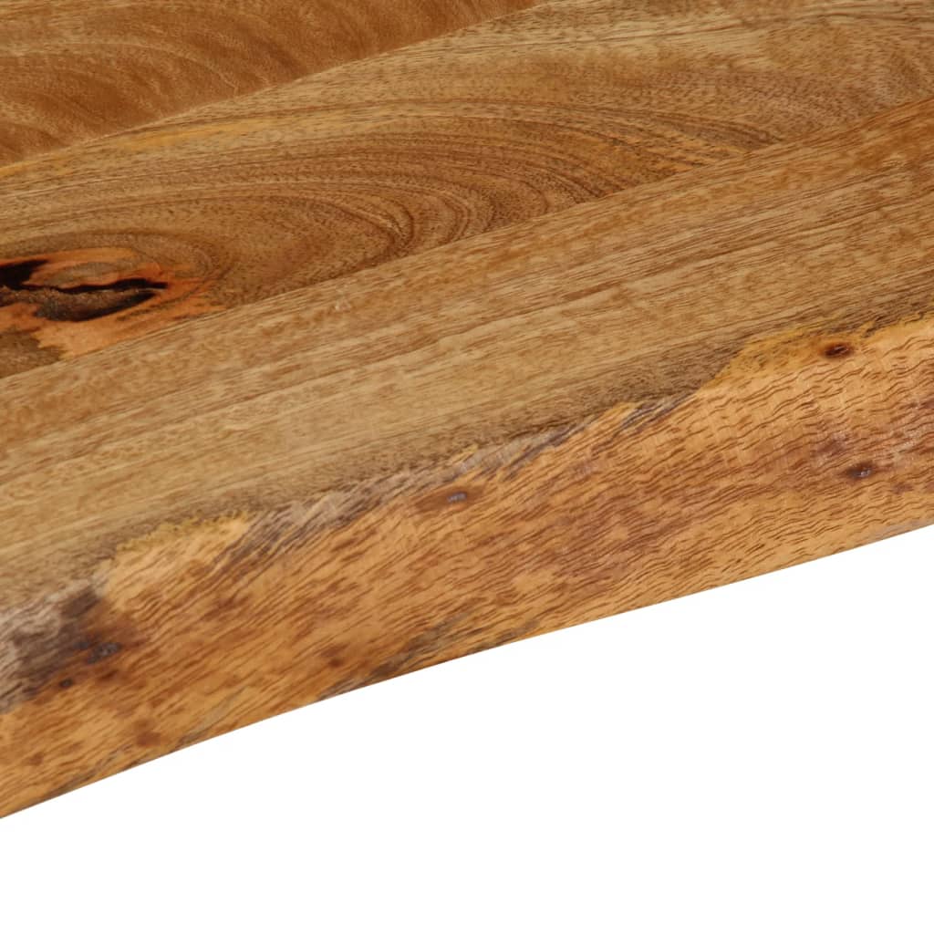 Tafelblad Met Natuurlijke Rand 100X20X2,5 Cm Massief Mangohout