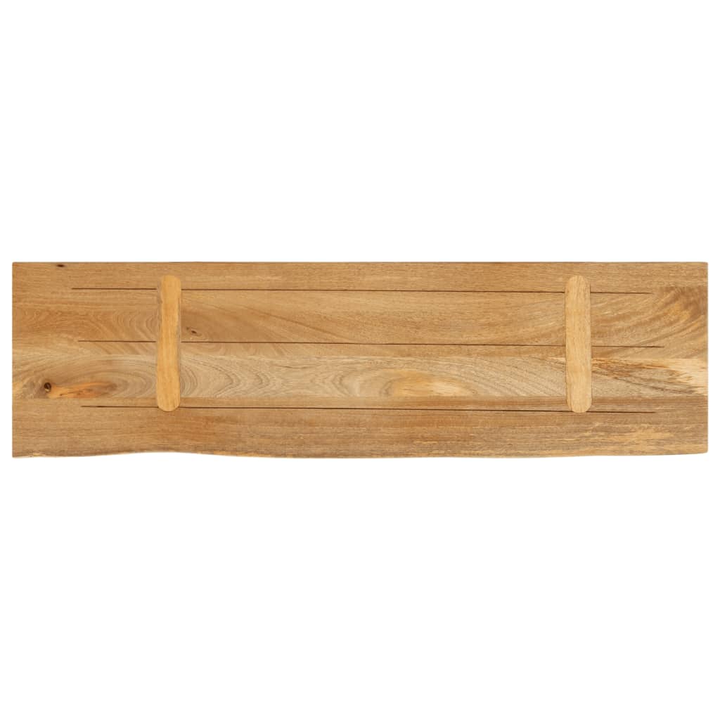 Tafelblad Met Natuurlijke Rand 110X20X2,5 Cm Massief Mangohout