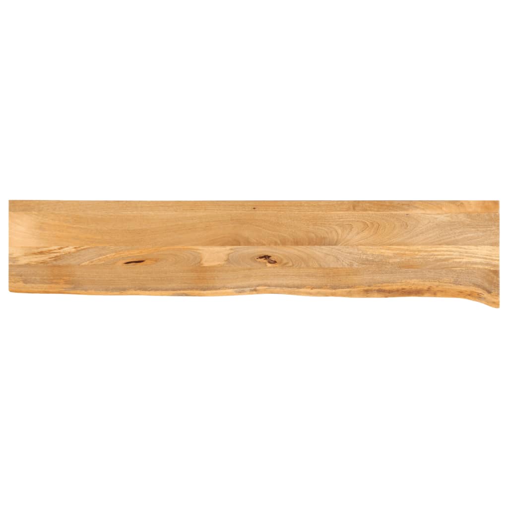 Tafelblad Met Natuurlijke Rand 160X30X2,5 Cm Massief Mangohout