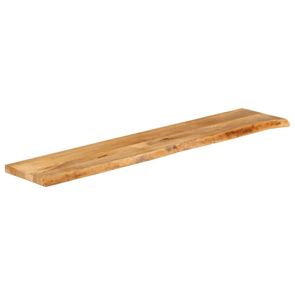 Tafelblad Met Natuurlijke Rand 160X30X2,5 Cm Massief Mangohout