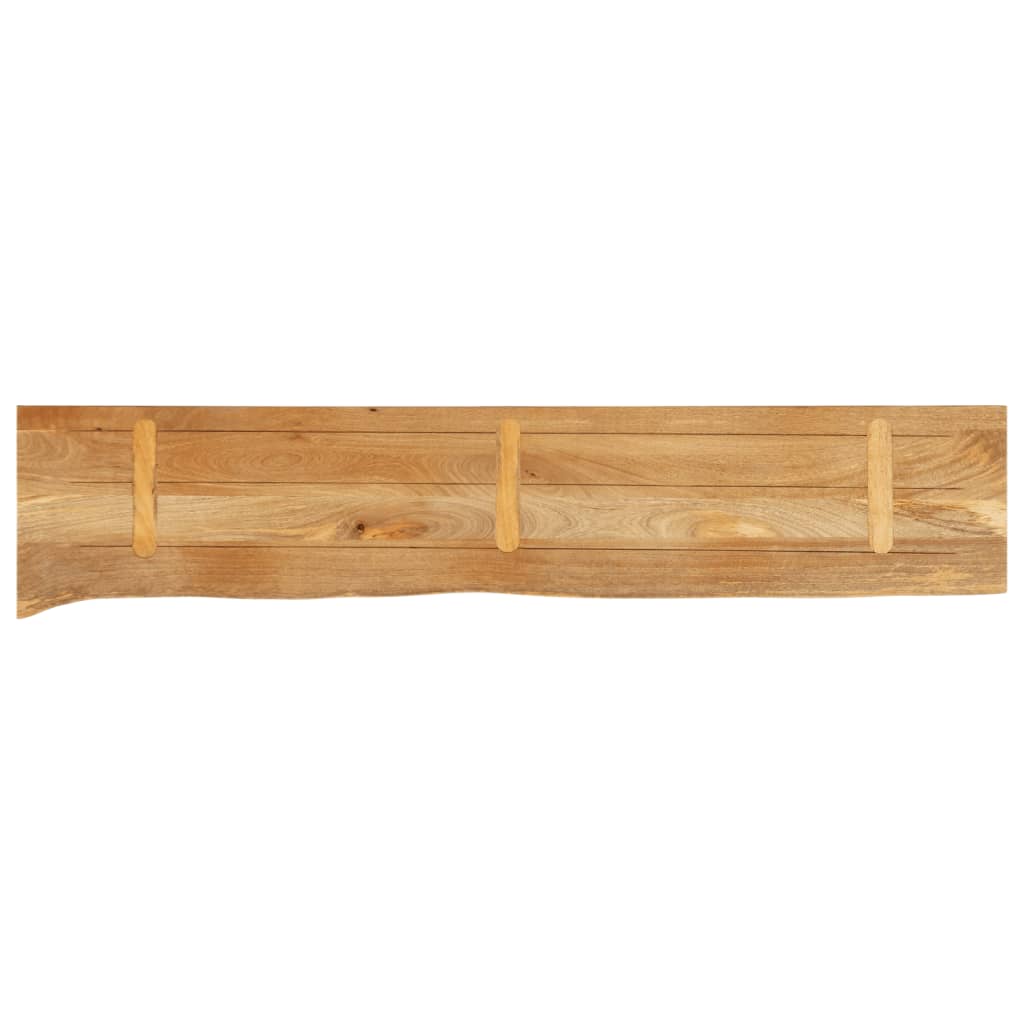 Tafelblad Met Natuurlijke Rand 160X30X2,5 Cm Massief Mangohout