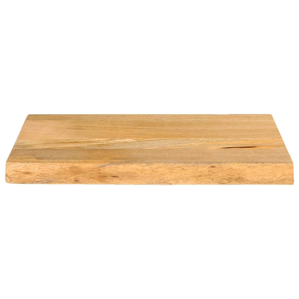 Tafelblad Met Natuurlijke Rand 50X40X2,5 Cm Massief Mangohout