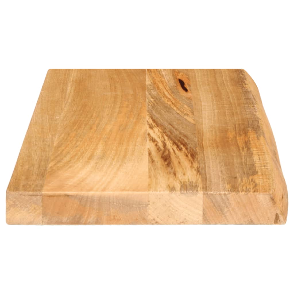 Tafelblad Met Natuurlijke Rand 60X40X2,5 Cm Massief Mangohout