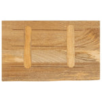 Tafelblad Met Natuurlijke Rand 60X40X2,5 Cm Massief Mangohout