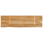 Tafelblad Met Natuurlijke Rand 120X40X2,5 Cm Massief Mangohout