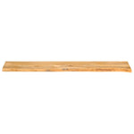 Tafelblad Met Natuurlijke Rand 140X40X2,5 Cm Massief Mangohout Mangohout (Eikenafwerking)