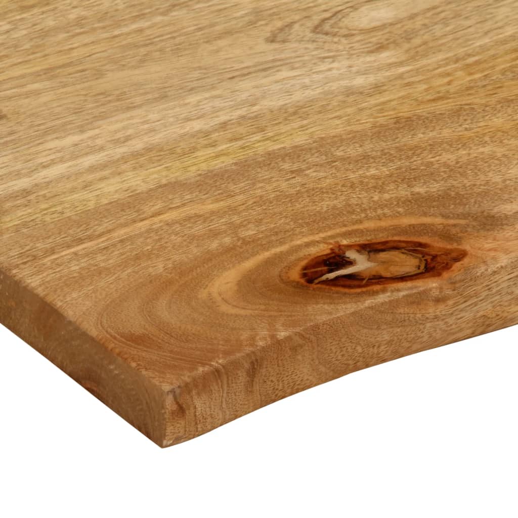 Tafelblad Met Natuurlijke Rand 70X60X2,5 Cm Massief Mangohout