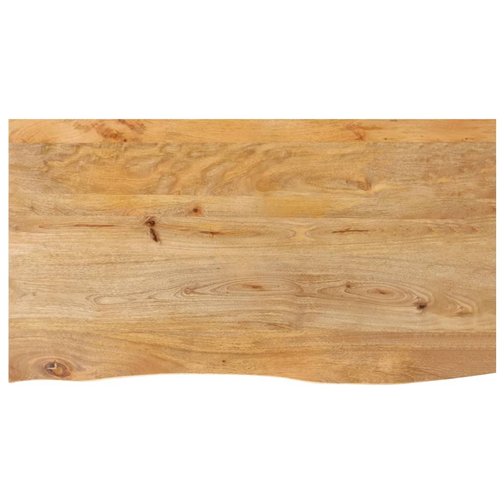 Tafelblad Met Natuurlijke Rand 110X60X2,5 Cm Massief Mangohout