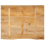 Tafelblad Met Natuurlijke Rand 110X80X2,5 Cm Massief Mangohout