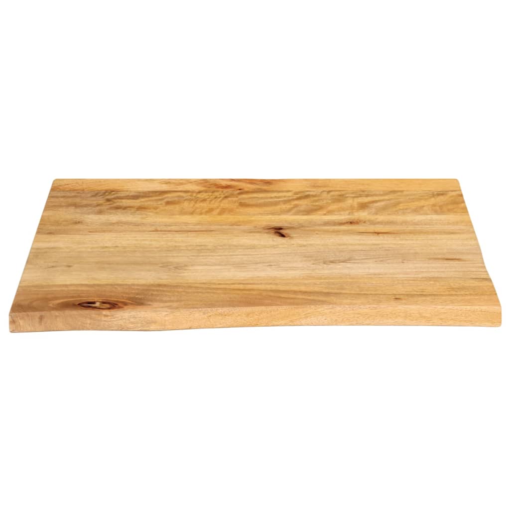 Tafelblad Met Natuurlijke Rand 60X60X3,8 Cm Massief Mangohout