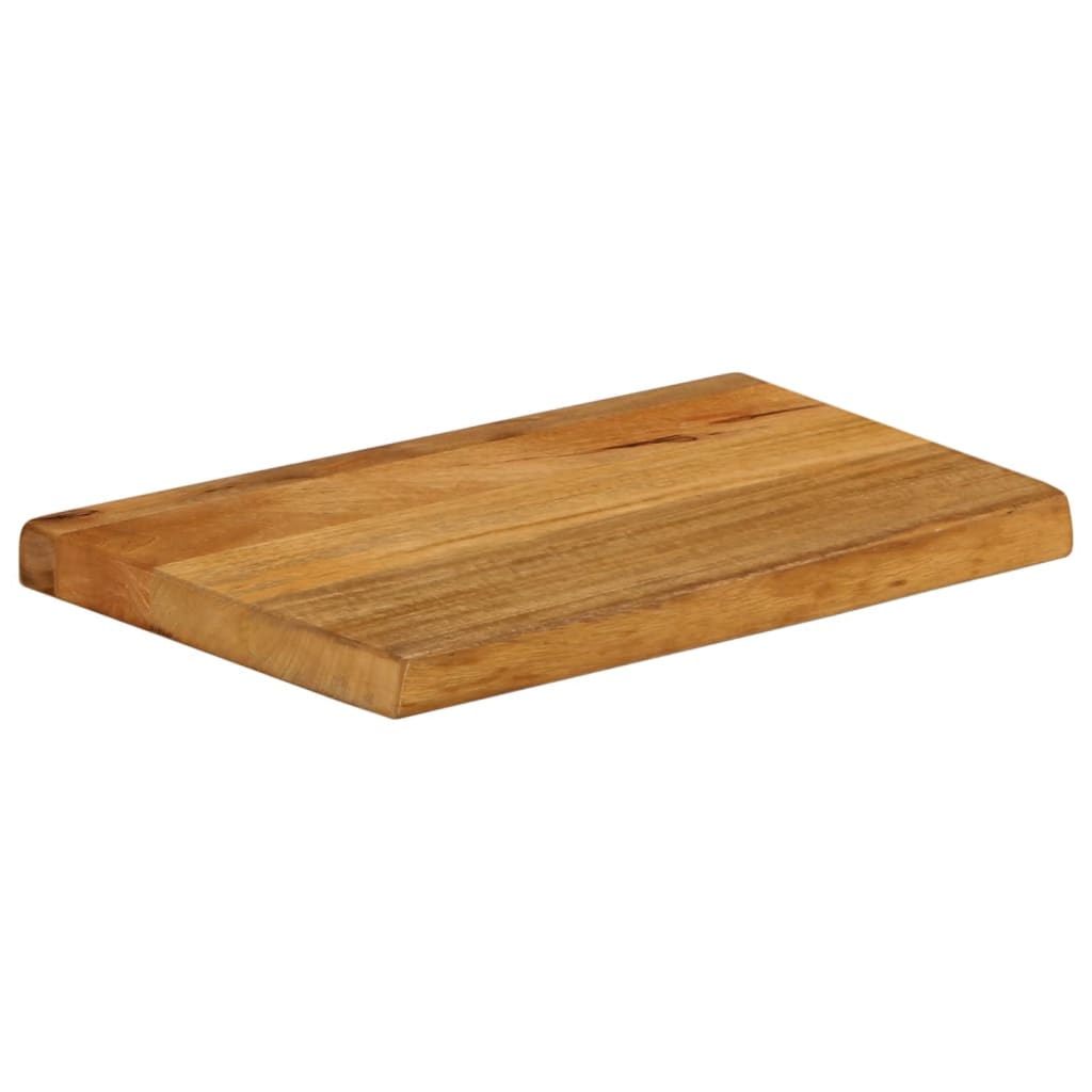 Tafelblad Met Natuurlijke Rand 40X20X2,5 Cm Massief Mangohout