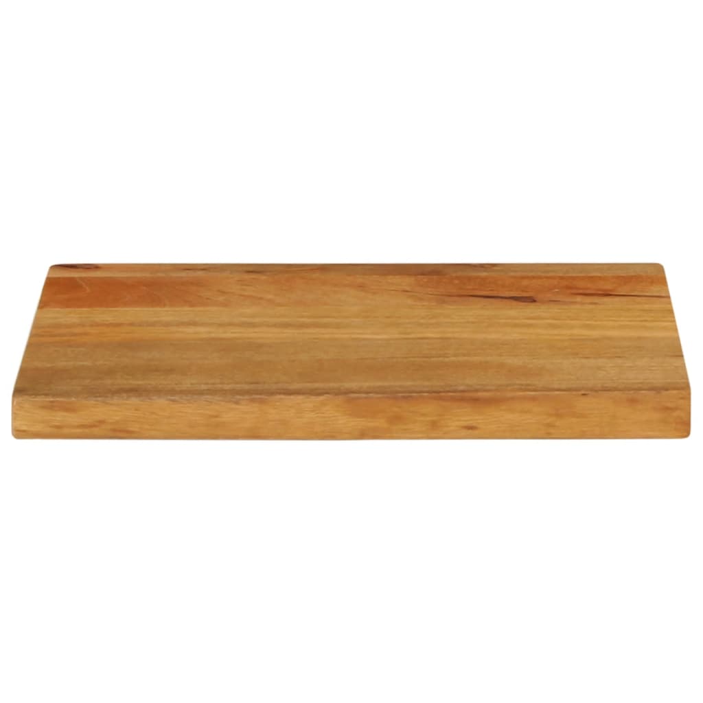 Tafelblad Met Natuurlijke Rand 40X20X2,5 Cm Massief Mangohout