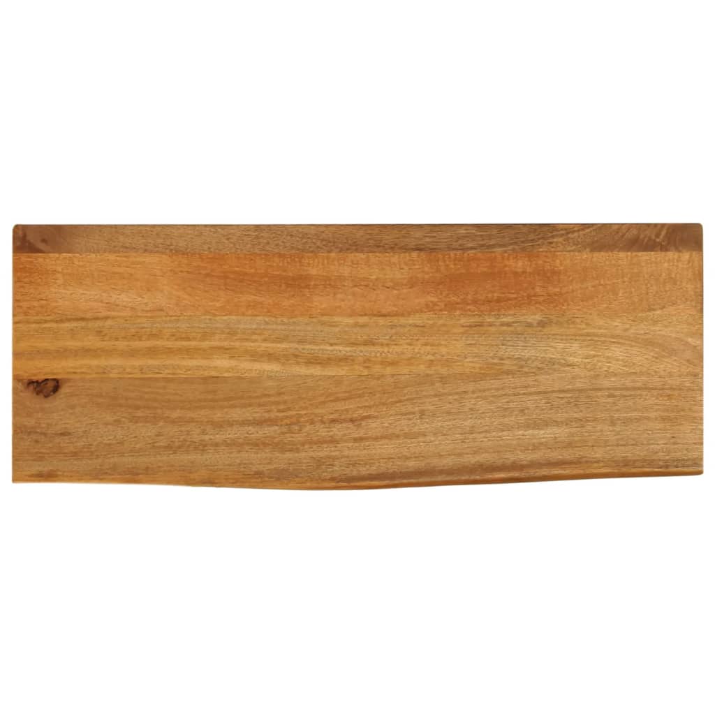 Tafelblad Met Natuurlijke Rand 70X20X2,5 Cm Massief Mangohout